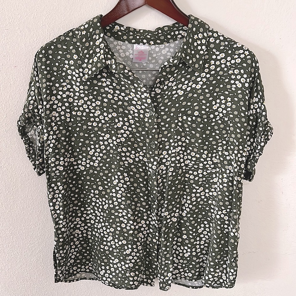 NOBO Green Floral Shirt